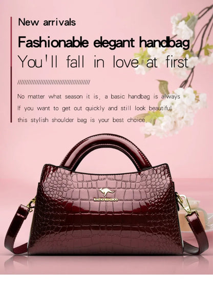 Alligator Motif Kangaroo Brand Bag