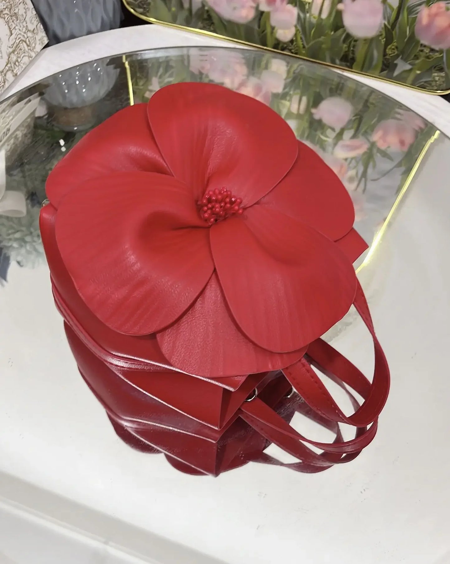 3D Flora Evening Bridal Clutch