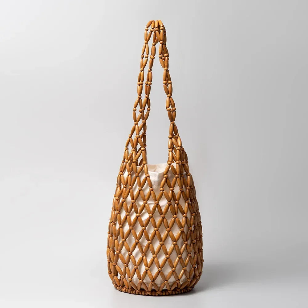 Woven Bead Hollow Artisan Bucket