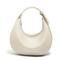 Minimalist Crescent Leather Underarm Bag
