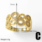 Twisted Leaf Gilded Statement Ring
