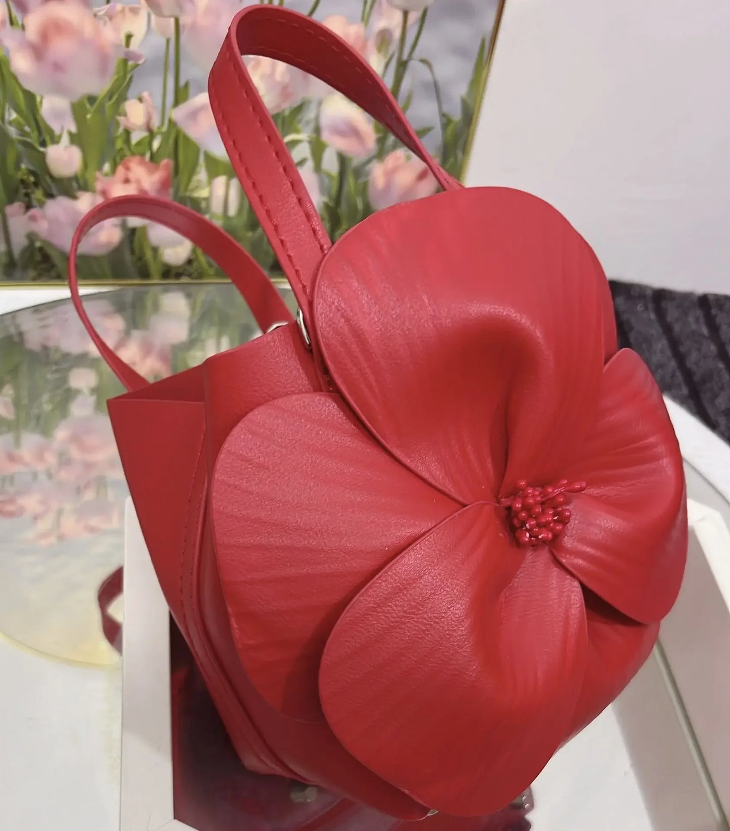 3D Flora Evening Bridal Clutch