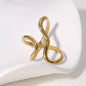 Irregular Wave Gilded Statement Ring