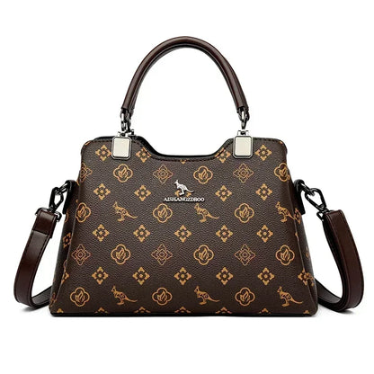 Iconic Grained Leather Crossbody Bag
