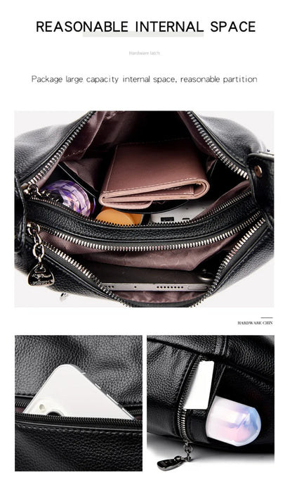 New Style Grained Messenger Bag