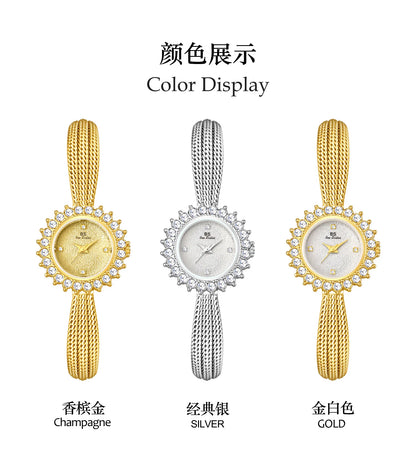Wheat Ear Rhinestone Jewelry Watch