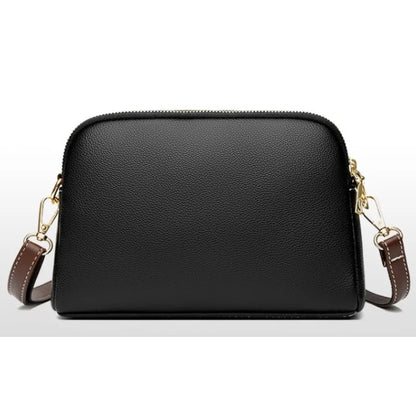 Designer Flap Cowhide Messenger Bag