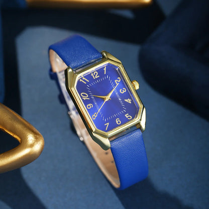 Square Quartz Minimalist Watch Suite