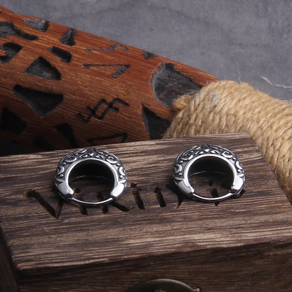 Punk Luxury Stainless Steel Hoops