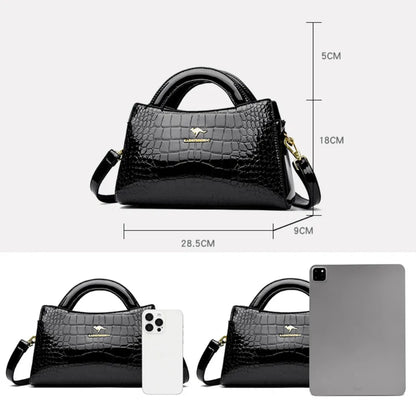 Alligator Motif Kangaroo Brand Bag