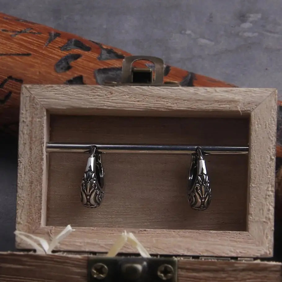 Punk Luxury Stainless Steel Hoops