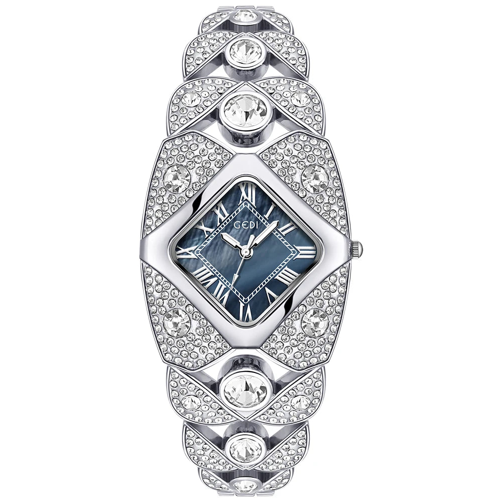 Roman Numeral Full Diamond Watch