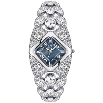 Roman Numeral Full Diamond Watch