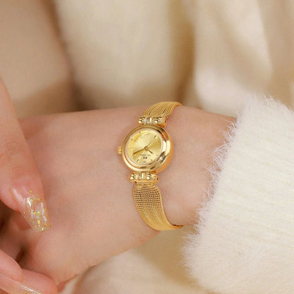 Temperament Gold Waterproof Jewelry Watch