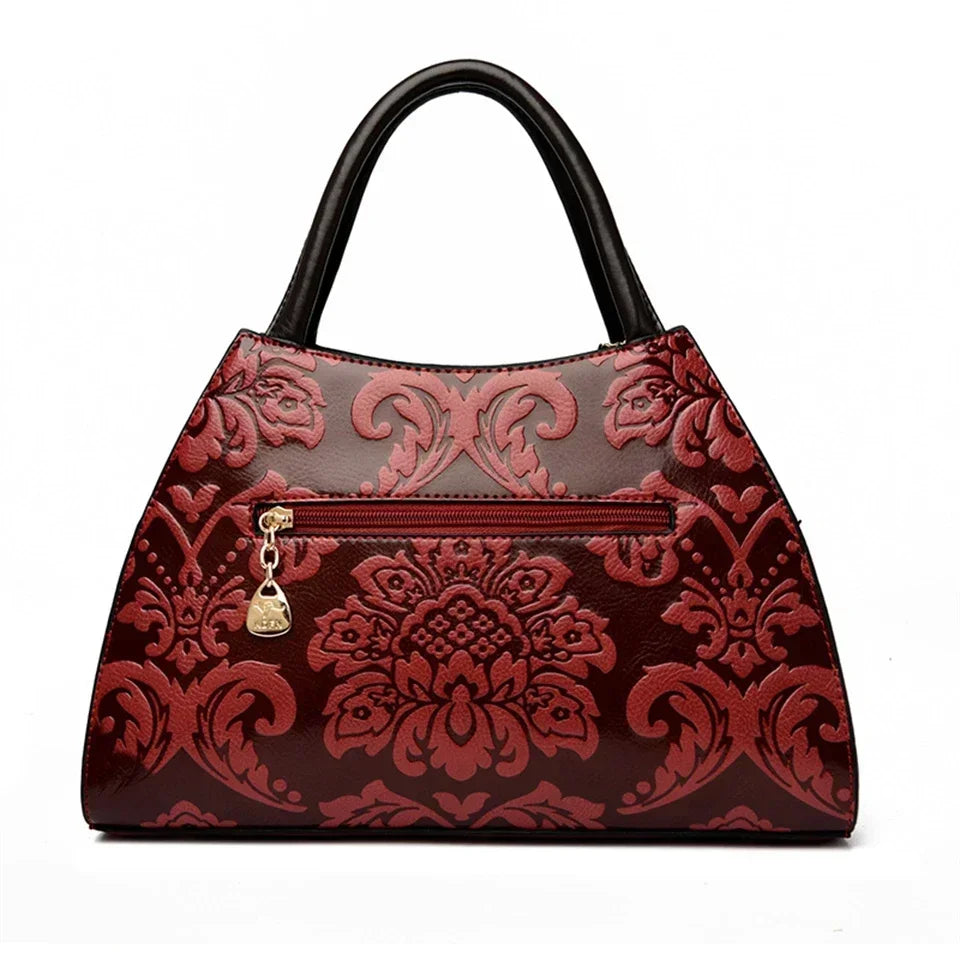 Iconic Grained Leather Crossbody Bag